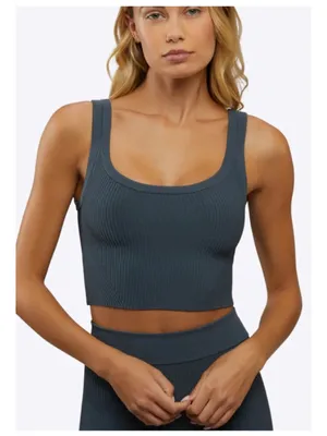 CUTS CoreFlex Ribbed Tank Top Women's XS Clean Girl thumbnail 1