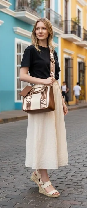 Steve Madden BWEBBER Mini Tote‎ Bag Womens Small Creme Brown NEW Crossbody Purse thumbnail 1