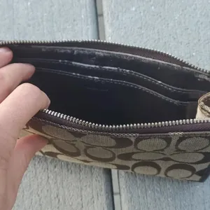 Coach Canvas Logo Wristlet | Coach Logo Canvas Wallet thumbnail 8