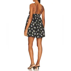 Free People In A Bubble Mini Dress - Size M -‎ Black - NWT thumbnail 3