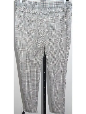 Seven7 Glen Plaid Pull On Ankle Pants Soft Stretch Slim Fit Plus Size XXL thumbnail 2