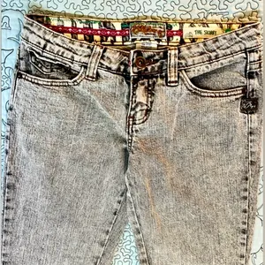 Billabong The Skinny Retro Mineral Wash Worn Denim Skinny Jeans Size 3 thumbnail 5