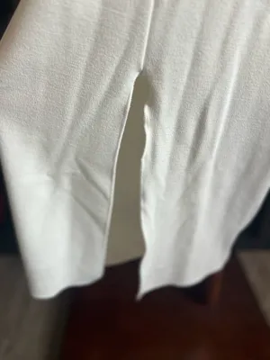 Womens medium Zara White Strapless Cut-Out Maxi Dress thumbnail 7