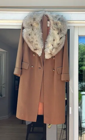 Vintage Fur Coat Brown thumbnail 1