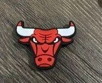 Chicago Bulls Basketball Team Sports Charm For Crocs Shoe Charms - 2 Pieces thumbnail 1