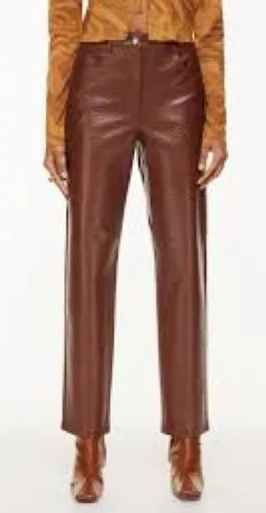 Aritzia Melina Faux Leather Pants thumbnail 1