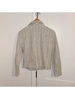 Dolan $158 Woman’s M Left Coast Collection “Rossi” Eyelet Lace Moto zip jacket thumbnail 3