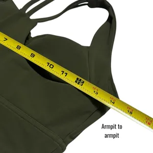 BuffBunny Rosa Sports Bra Deep Olive Green Athletic Outdoors Gym Workout XS‎ thumbnail 7