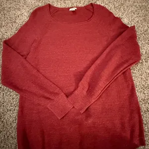 L.L. Bean Women's Rich Red Crew Neck Sweater thumbnail 1