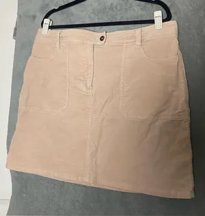 Boden Women’s Corduroy Mini Skirt in Light Blush size 14 regular fall casual thumbnail 1