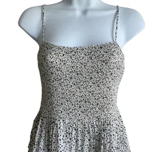 Lush‎ Women Crop Top XS Animal Print Babydoll Smock Bodice Coquette Flirty Y2K thumbnail 3