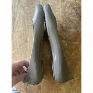 OKA B gray ballet flats slip on shoes US 9 EU 39 made in USA rubber comfort thumbnail 5