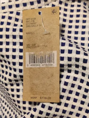 Cremieux Gingham Print Dress Size XS thumbnail 6