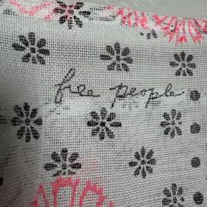 Free People Gauze Tote Bag Boho Floral Reusable Shopper Pink Stars Polka Dot thumbnail 8