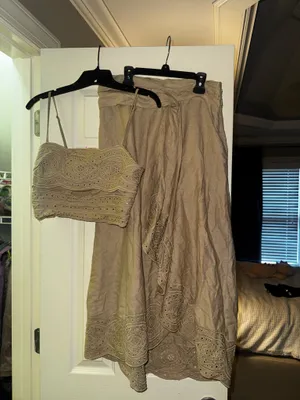 Jason Wu skirt and top set Tan Size 4 thumbnail 2