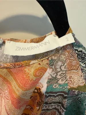 Zimmermann Anneke Ruffle Hem Mini Dress | Size 2 thumbnail 6