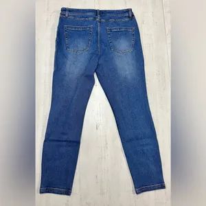 Martha Stewart mid rise skinny jeans medium blue size 18 thumbnail 2