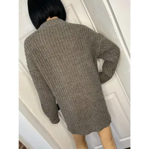 Made in Italy Slouchy Wool Cardigan 90s Oversized Grandpa Knit thumbnail 7