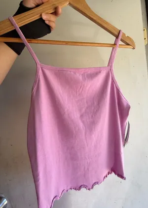 NWT BP Nordstrom Lavender Spaghetti Strap‎ squared neck Camisole size M thumbnail 1