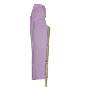 Express High Rise Straight Leg Dress Pants with Belt Pink Lilac NWOT thumbnail 5
