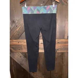 Victorias Secret‎ PINK Yoga Y2K 2015 Women's Sz M Fold Over Leggings thumbnail 3
