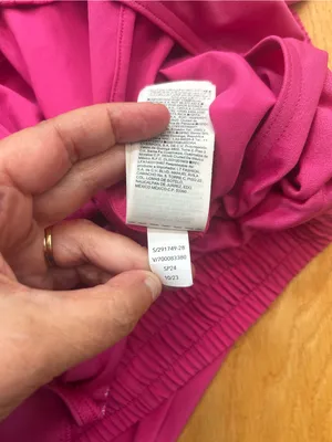 ATHLETA Mesh Run Shorts XL Pink Workout Athletic Training Gym Zipper Pocket 4” thumbnail 7