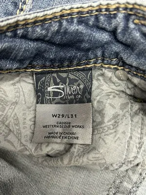 Silver jeans Lola low rise bootcut flare denim jeans pants Y2K (actual 31x30) thumbnail 8