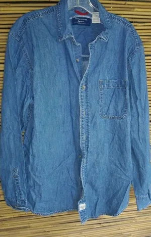 Levis Signature Jeans L Horse Equestrian Scenery Western Shirt Denim Top thumbnail 1