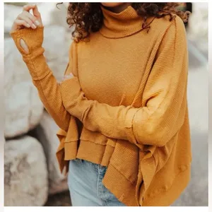 Free People We The Free Moon Daisy Pullover – Size Medium – Sunbaby Yellow thumbnail 3