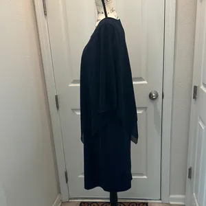Manydress Elegant Navy Overlay Women’s Dress thumbnail 3