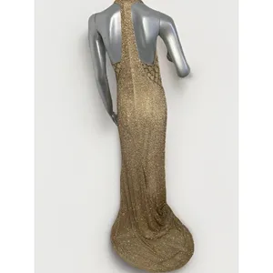 NWT Sherri Hill 53131 Beaded Halter Gown Size 10 Formal Prom Dress thumbnail 5