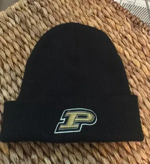 Purdue knit hat Black thumbnail 1