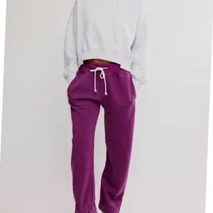 NWT Free People Movement Final‎ Call Pants/Deep Mulberry Medium thumbnail 4