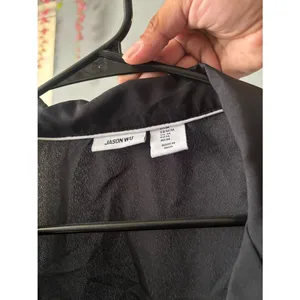 Jason Wu Black Pajama Set with White Piping – Size Medium thumbnail 7
