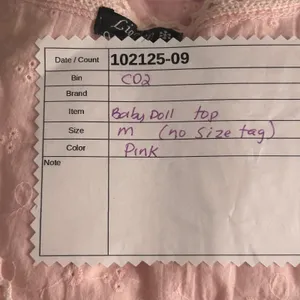 Babydoll Top‎ Pink Medium thumbnail 9