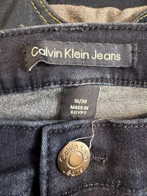 Calvin Klein Jeans Super High Rise Jegging Womens 10/30 Dark Indigo Skinny Pants thumbnail 4
