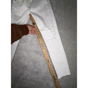 Agolde Sophie Crop Jeans Size 26 White Skinny Distressed thumbnail 8