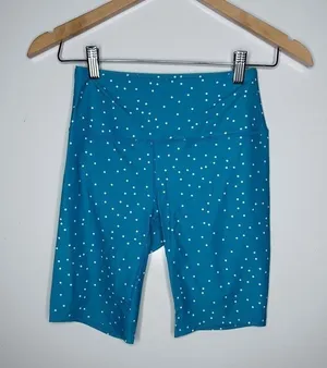O’Neill NWT Aqua Las Flores Saphira Polka Dot Biker Shorts Size XS thumbnail 3