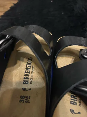 BIRKENSTOCK Arizona black gladiator sandals slippers shoes women’s eur 38 new thumbnail 3