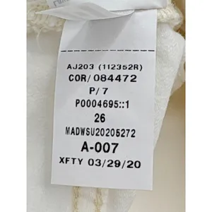 Madewell The Perfect Vintage Jean Womens 24 Tile White‎ Raw Hem High Rise Denim thumbnail 11