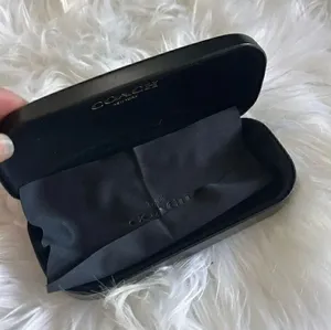 Coach eyeglass case black thumbnail 1