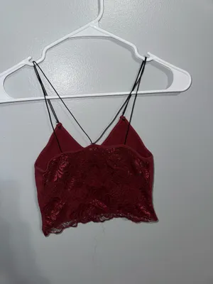 crop top tank Red Size M thumbnail 2