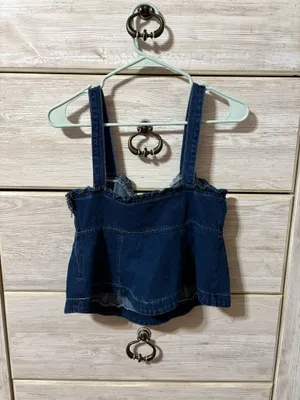 Boutique Denim Top thumbnail 3