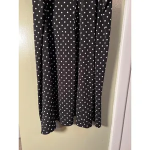 Vintage Jaclyn Smith Collection Womens Sz XL A-Line Skirt Black White Polka Dots thumbnail 7