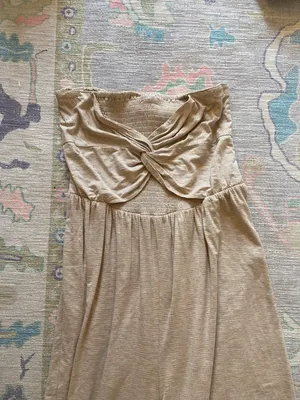 Tan Strapless Jumpsuit thumbnail 2