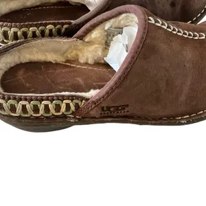 Ugg Kohala brown leather clogs sheepskinn lined size 6 women’s outdoor slippers thumbnail 4