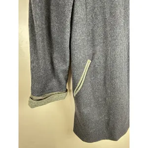 Vintage Marcona Women’s Wool & Alpaca Overcoat Gray with Green Cuffs Size 12 thumbnail 7