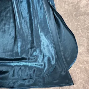 Victoria's Secret Gold Label Teal Satin Lace Nightgown M Lingerie Elegant Vintage thumbnail 13