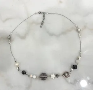 Handmade 𝐬𝐮𝐩𝐞𝐫 𝐜𝐮𝐭𝐞 𝐲𝟐𝐤 𝐠𝐫𝐮𝐧𝐠𝐞 𝐬𝐭𝐲𝐥𝐞 𝐬𝐰𝐢𝐫𝐥 𝐬𝐭𝐚𝐫 𝐧𝐞𝐜𝐤𝐥𝐚𝐜𝐞 thumbnail 1
