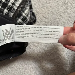 Hollister Black and White Asymmetrical Plaid Mini Skirt thumbnail 8